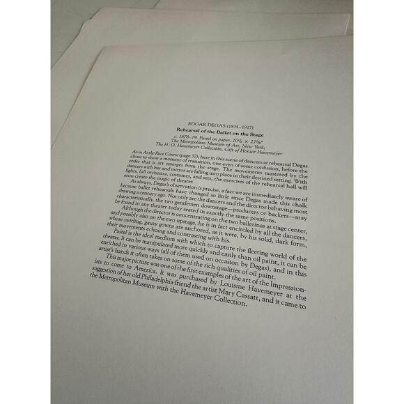 Degas, Ballet Rehearsal, Painting, Print, Art, Impressionism, ~ 250626-WH 225 - Picture 2 of 2